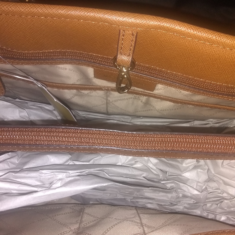Michael kors MK Jet Set EW EX Large Saffiano leather handbag East West Travel - Picture 14 of 15